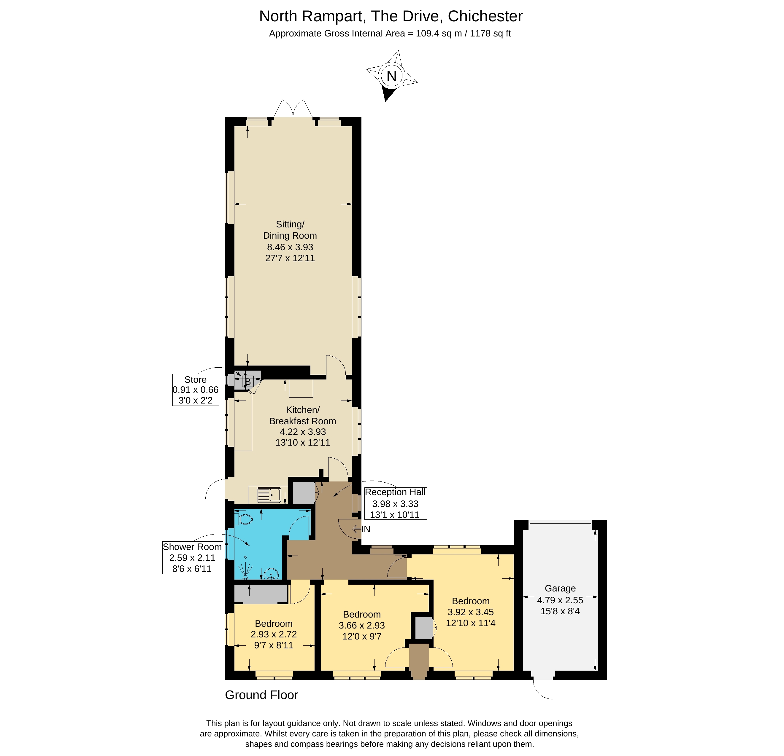 3 bedroom property for sale in The Drive, Summersdale, Chichester Guide price £675,000